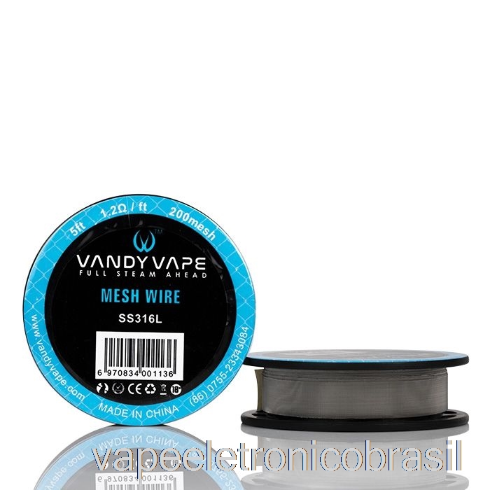 Vape Recarregável Vandy Vape Mesh Wire Carretéis - 5 Pés 1.2ohm 200mesh Ss316l